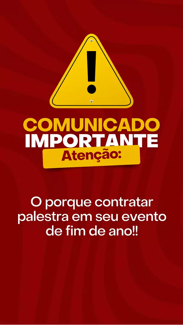 Porque contratar palestras no fim do ano??